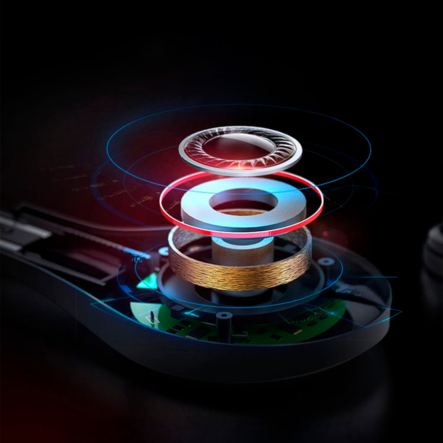 Occhiali di realtà virtuale J50. Cuffie bluetooth, vista panoramica 360°. Compatibili con IOS, Android.