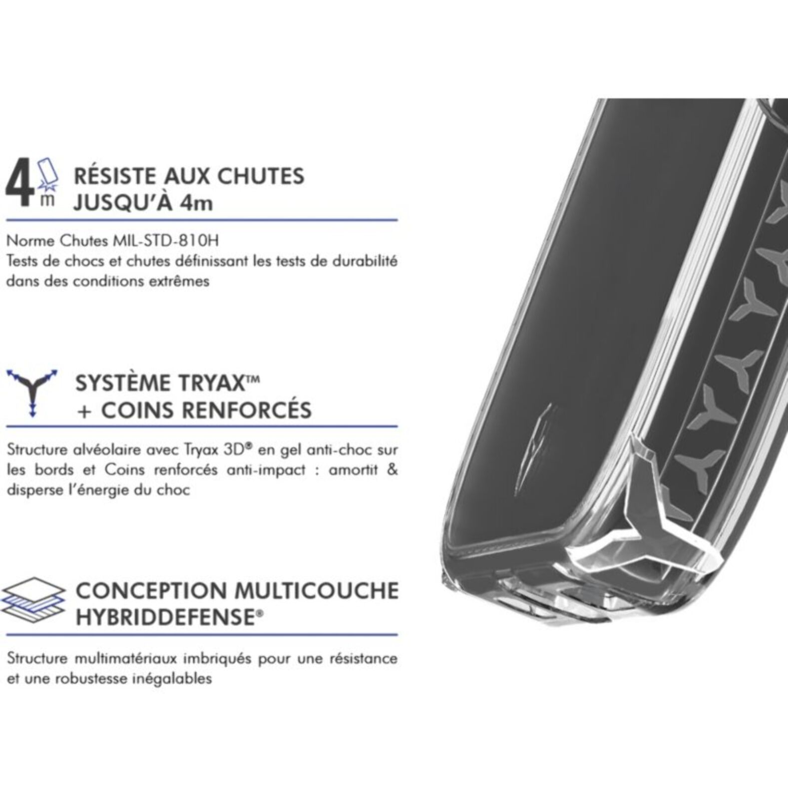 Coque FORCE CASE AirXtrem Magnet S26+ recyclé transparent