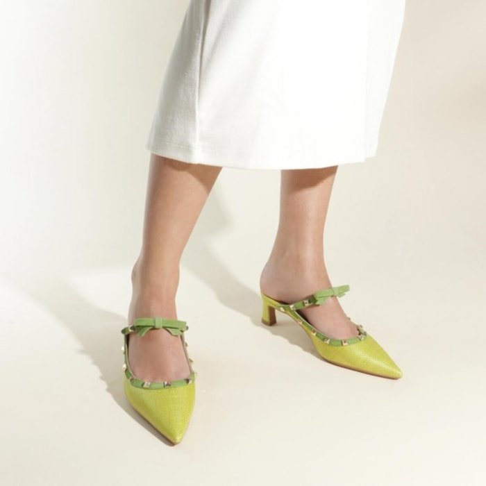 ZAPATOS DE SALÓN VERDES CHERIGA