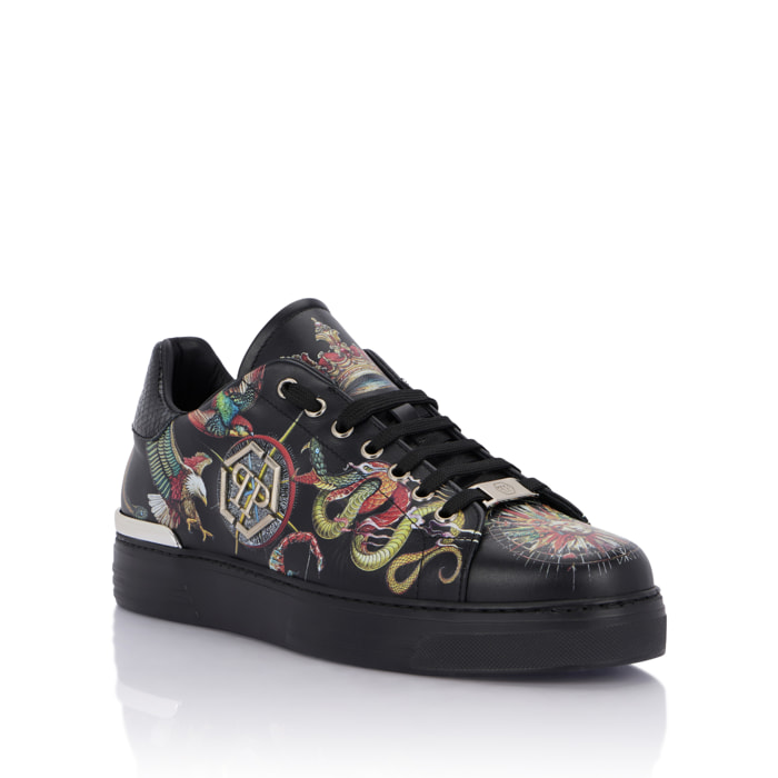 PHILIPP PLEIN Printed Low-Top Sneakers