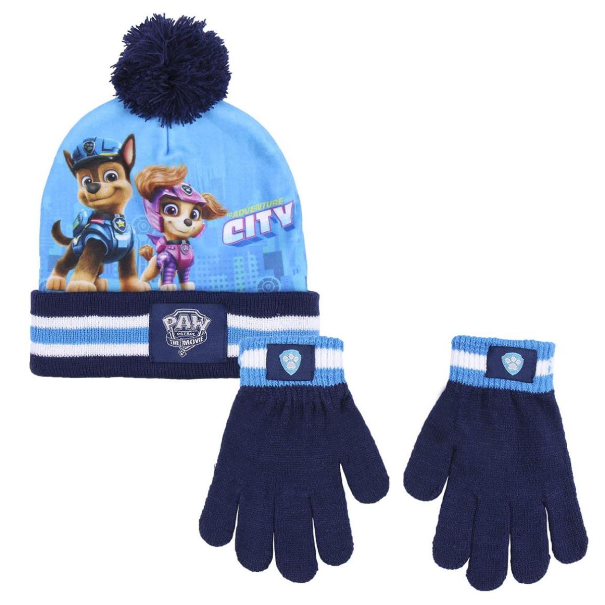 Set berretto con pon pon e guanti Paw Patrol Lei Paw Multicolor