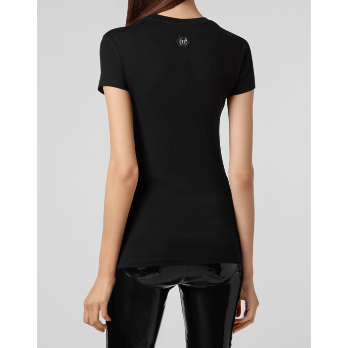 PHILIPP PLEIN T-Shirt Round Neck MONOGRAM