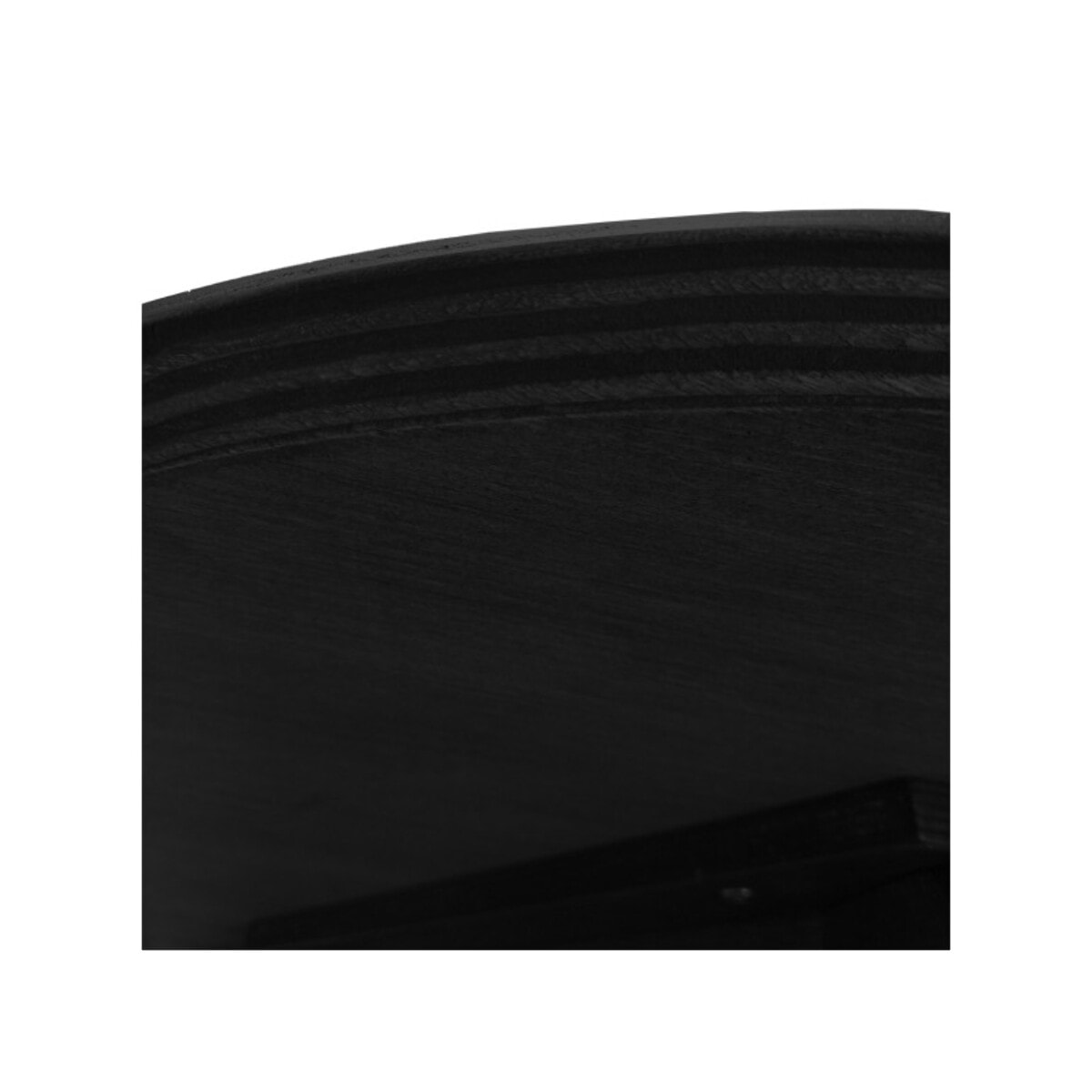 Table basse ronde en bois marron ou noir diam. 90cm - ANGEL