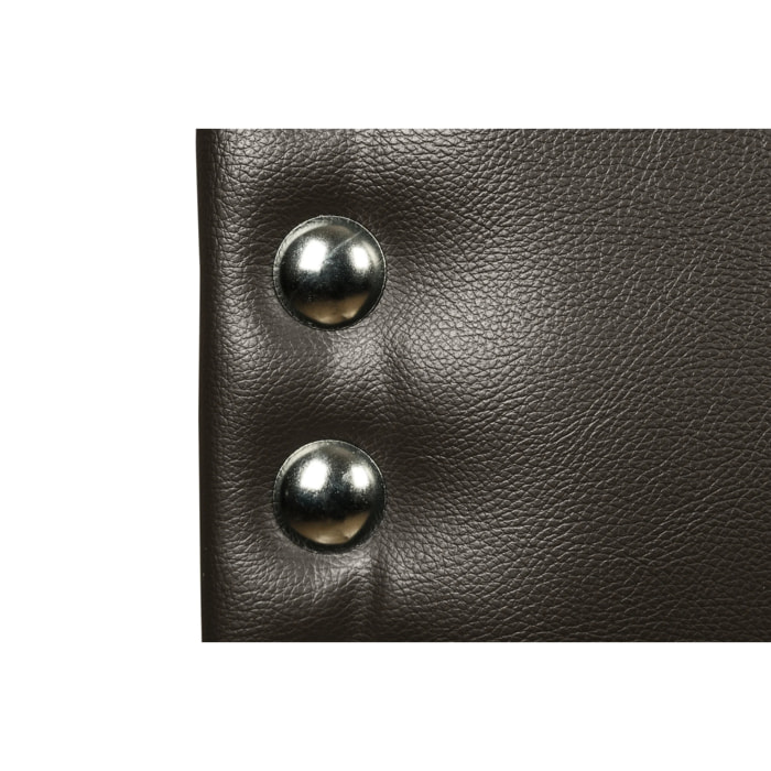 Cabecero Lirio Polipiel Chocolate 220