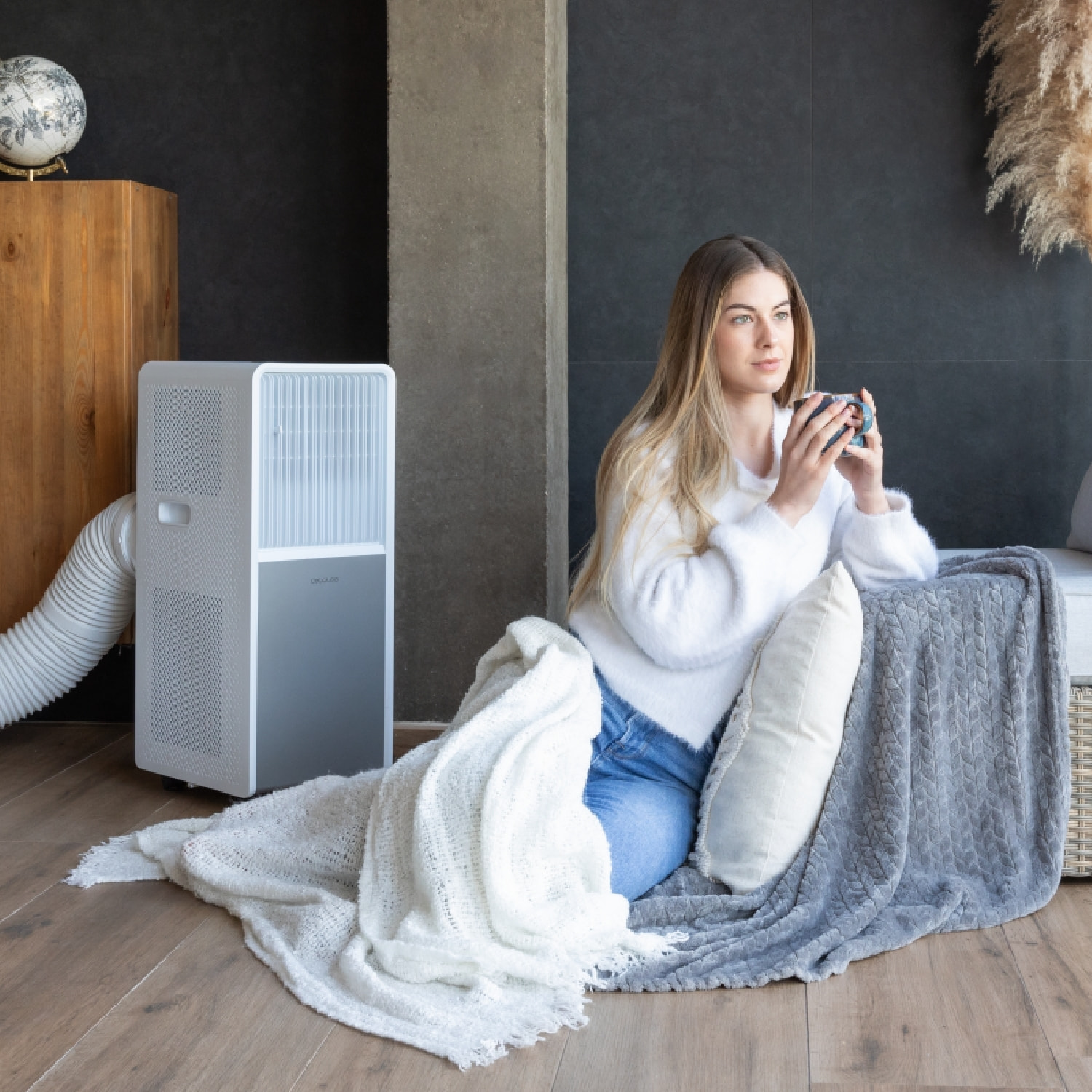 Cecotec Climatiseur portatif ForceClima 9550 Style Heating Connected