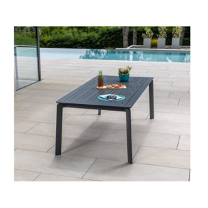 Ensemble table et chaises de jardin  - Gris Anthracite - NAIROBINEA