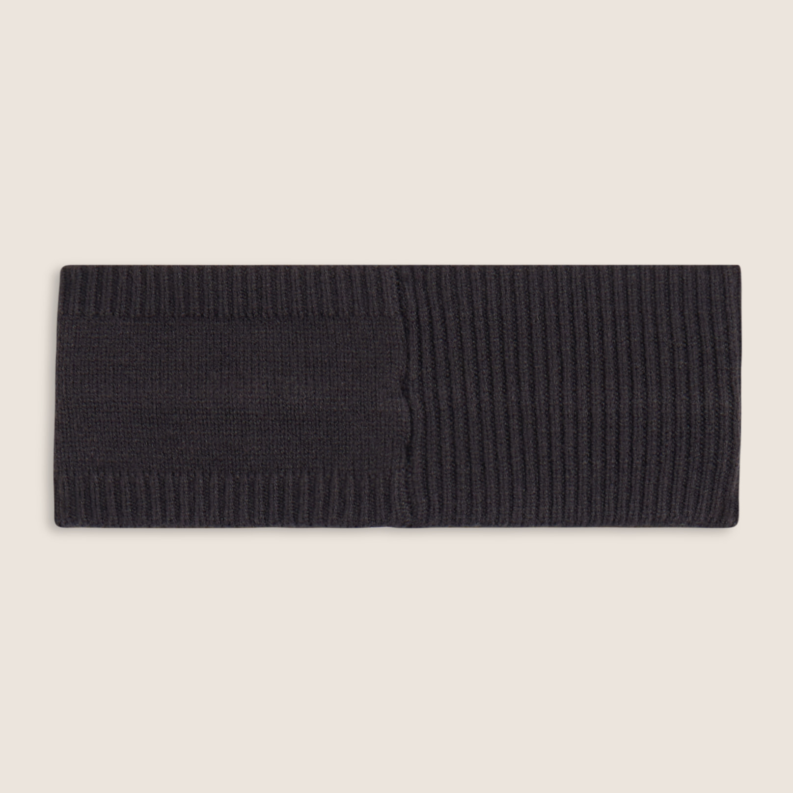 Fascia per capelli invernale a coste