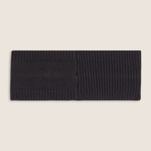 Fascia per capelli invernale a coste