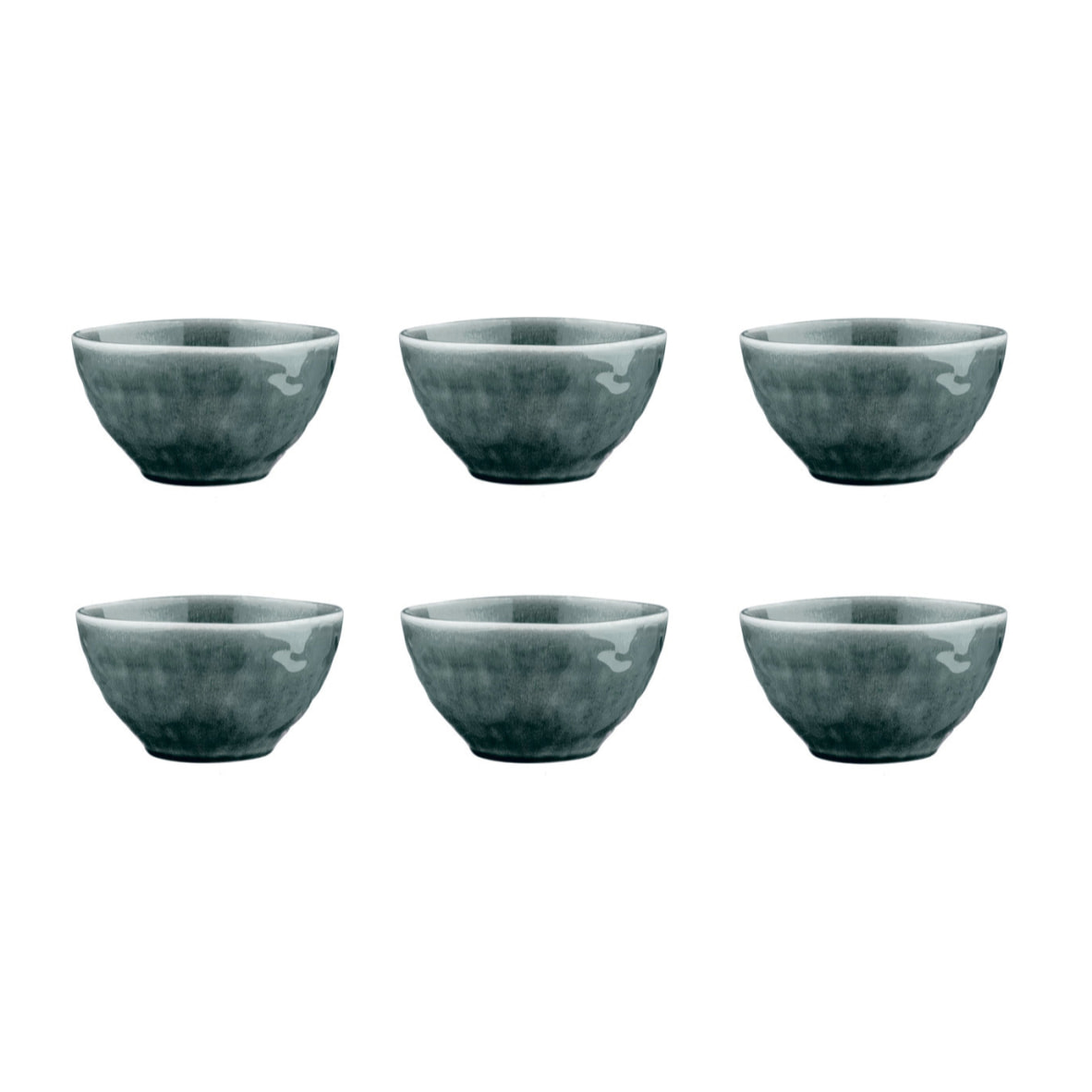 Bol MOON Ø14,5cm - 6 pièces - Pétrole