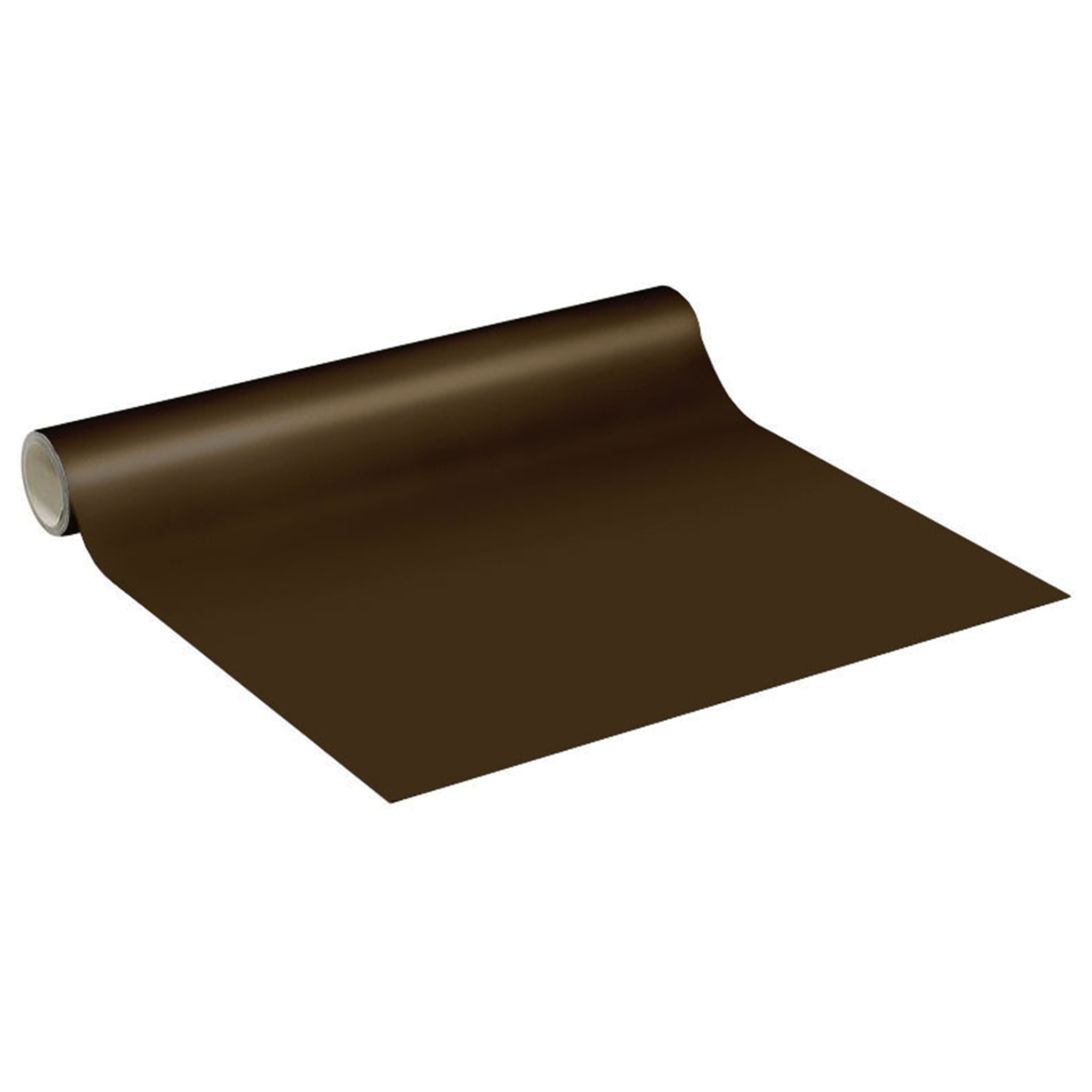 Rouleau adhésif décoratif Vinyle au Mètre - Chocolat - Sticker Lavable Imperméable Mur Cuisine Meubles