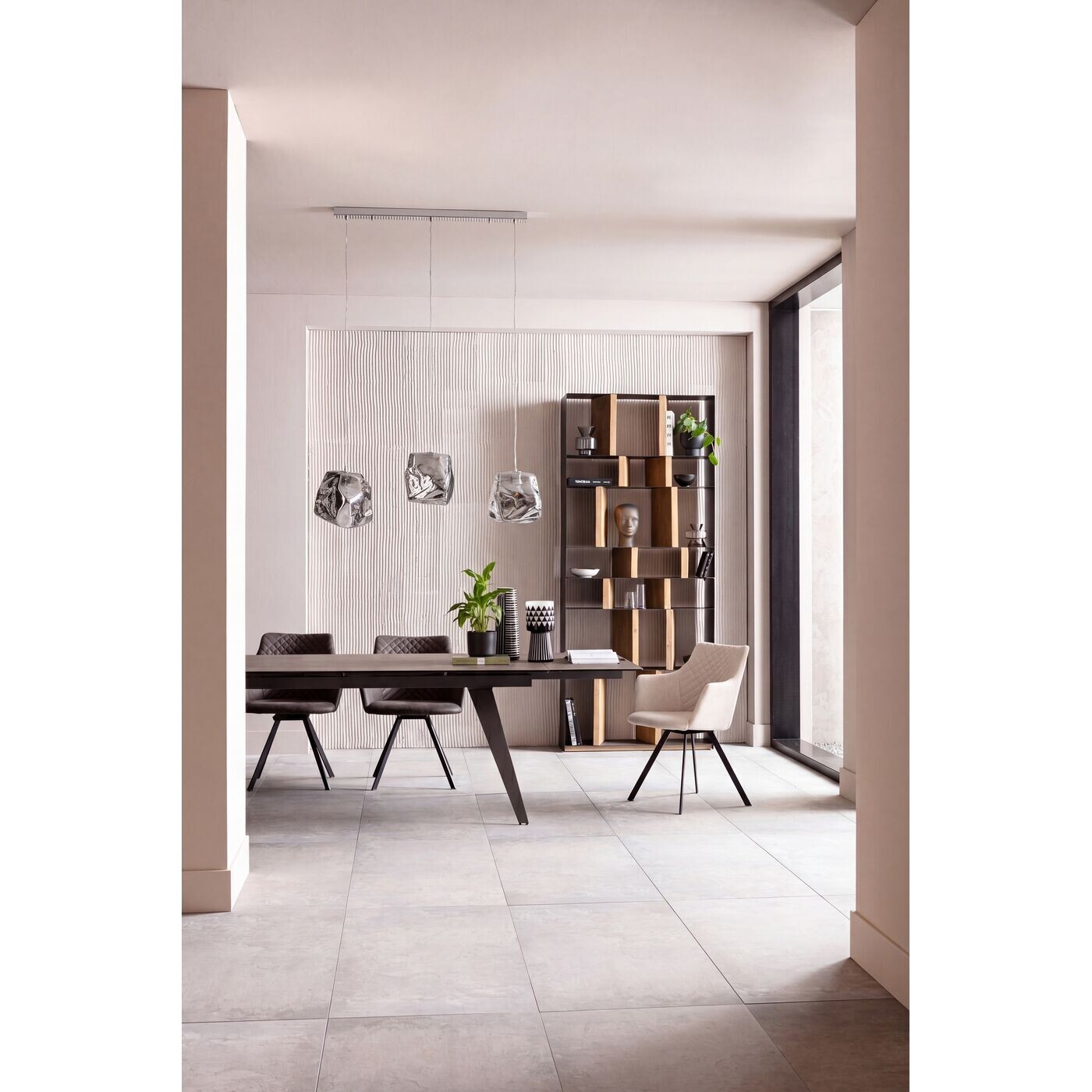 Suspension Aura 110cm fumée Kare Design