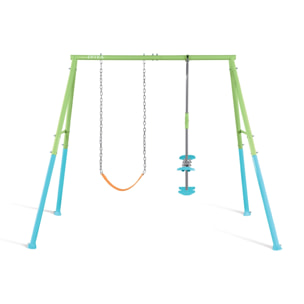 Intex Altalena Swing Set Colorata, Seggiolino e Dondolo, 249x249x203 cm