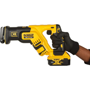 Scie sabre compacte XR - DEWALT - avec 2 batteries 18V 5.0Ah - chargeur - TSTAK - DCS367P2