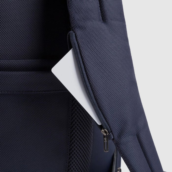 Piquadro Zaino porta pc 15,6 in tessuto riciclato