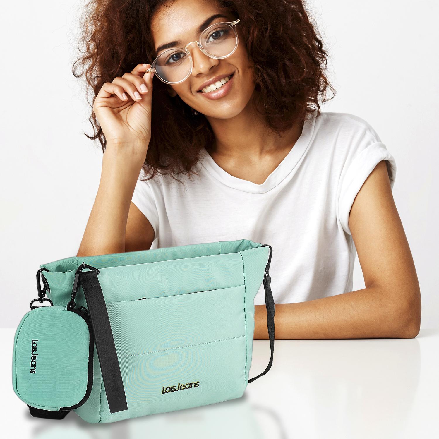 Bolso Bandolera Lois Chisel Aqua