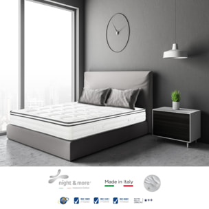 Combinazione: Materasso ''Volare'' 2cm memory foam H25 cm 120x190 con guanciale Aloe vera