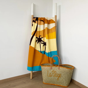Serviette de plage microfibre - Dunes - 90x170cm - 250g/m²