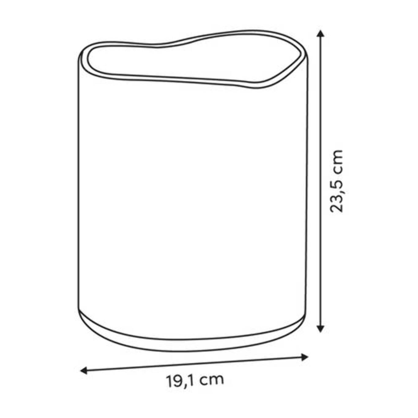 Poubelle Oleya 5L beige