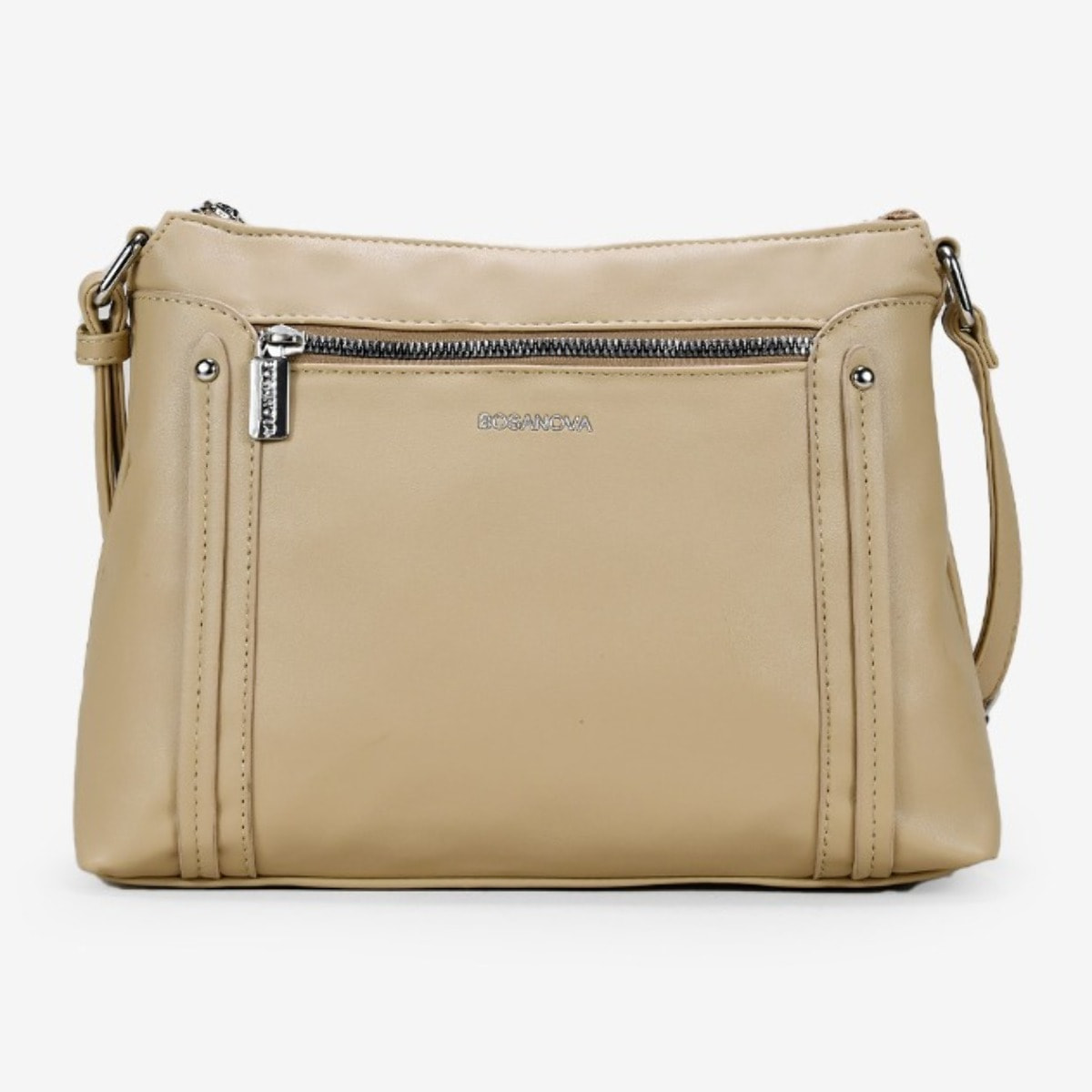 Bolso bandolera beige