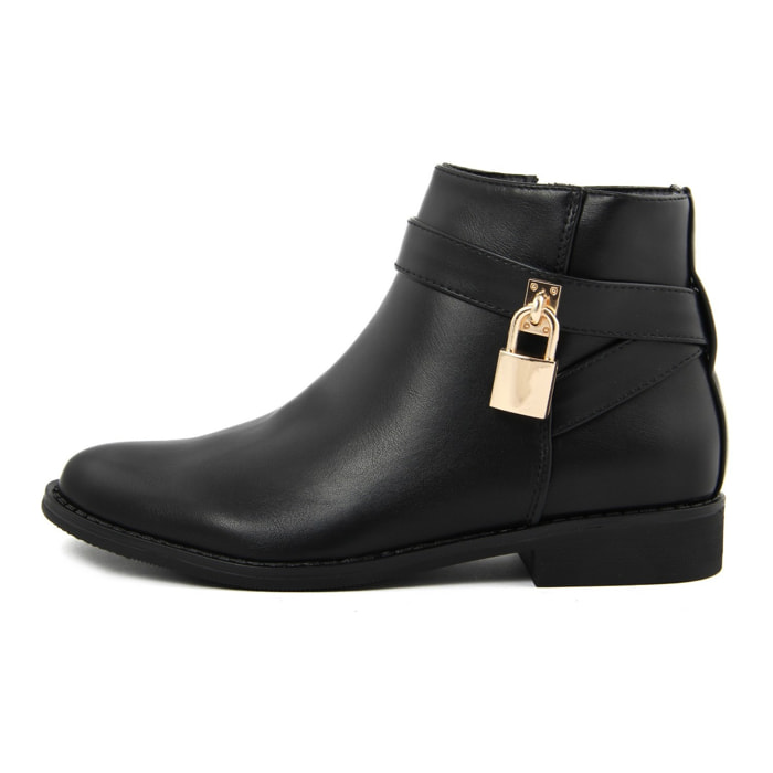 Stivaletto Donna colore Nero-Altezza tacco:2,5cm