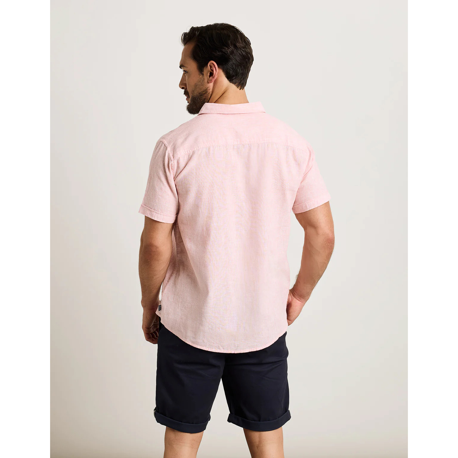 Camisa Manga Corta Rosa - Elan