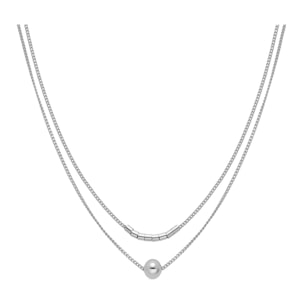 Collar Lux by Lux acabado plata