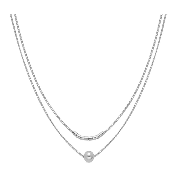 Collar Lux by Lux acabado plata