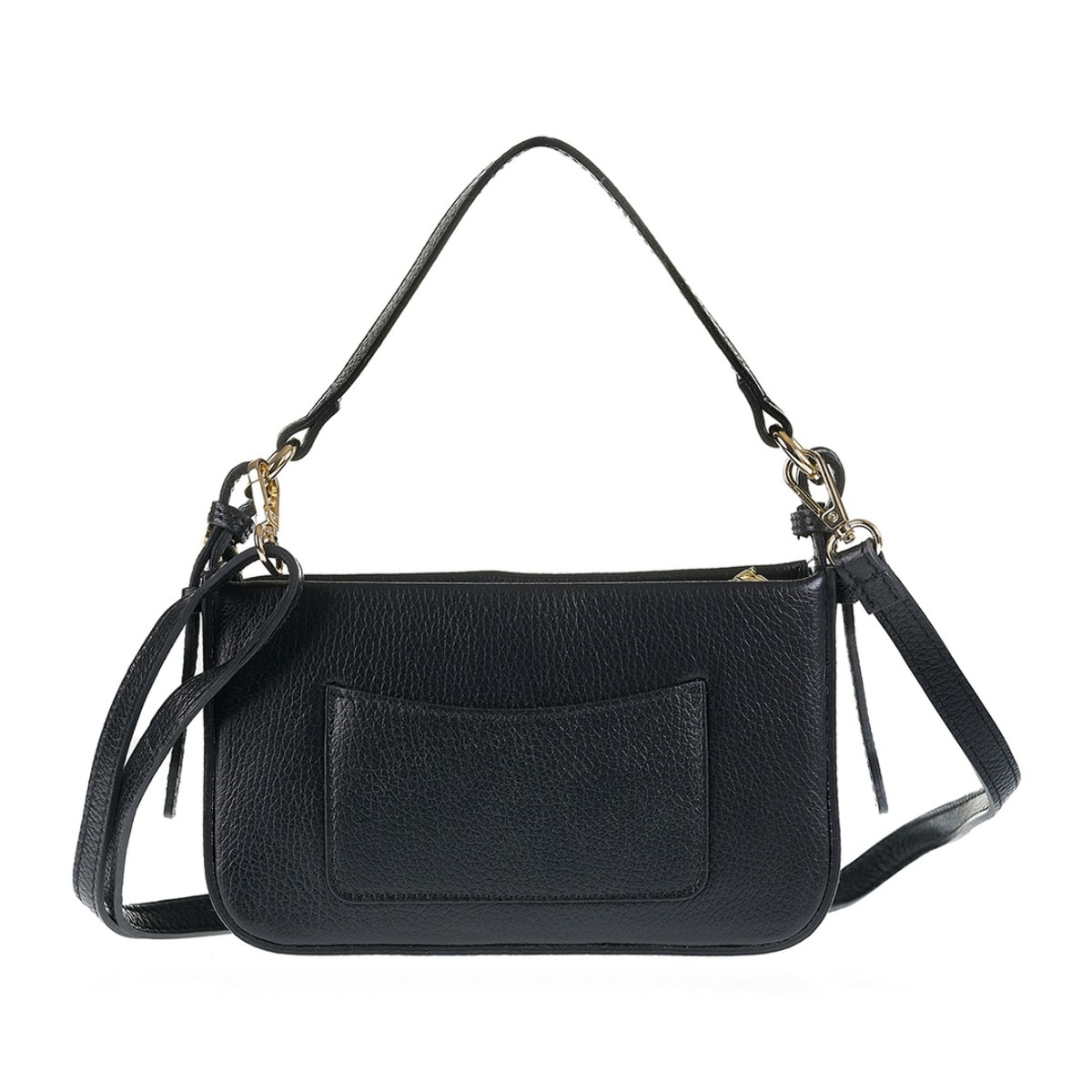 Borsa a spalla da donna Made in Italy - Modello Elowen - 100% pelle - 23.0 x 13.0 x 7.0 cm