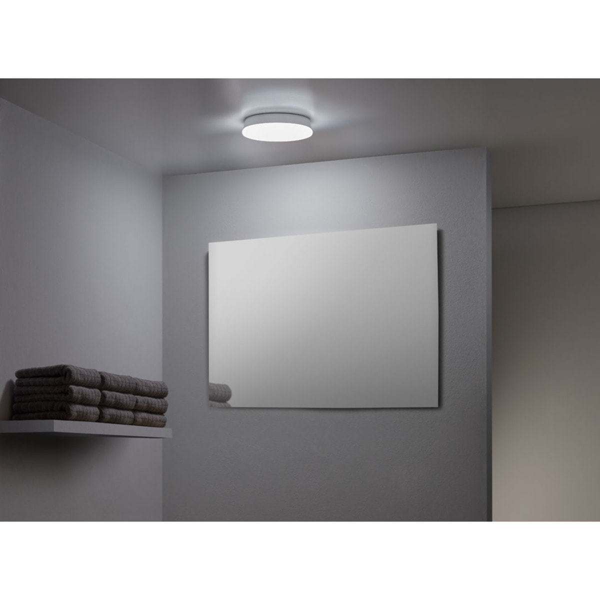 LEDS C4 Baño IP44 Circle LED 22.4 Blanco cálido - 3000K ON-OFF Cromo 1191lm