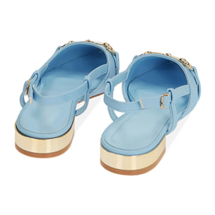 Ballerine slingback celesti