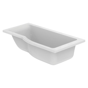 Ideal Standard baignoire pour bain douche 150x80 asymétrique Connect Air droite blanc