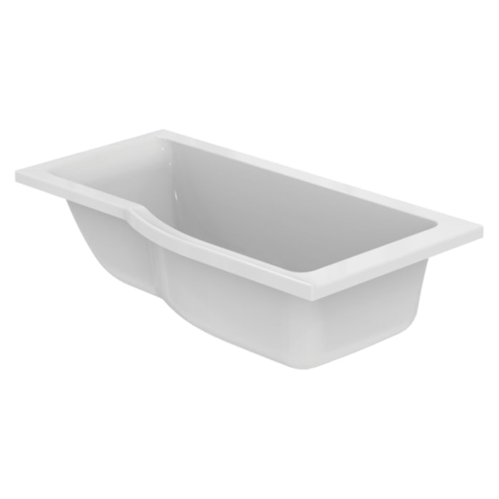 Ideal Standard baignoire pour bain douche 150x80 asymétrique Connect Air droite blanc