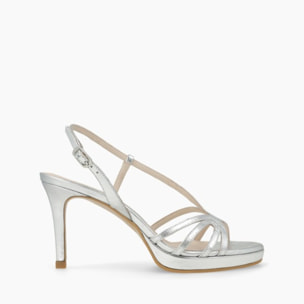 SANDALIAS PLATA LODIN