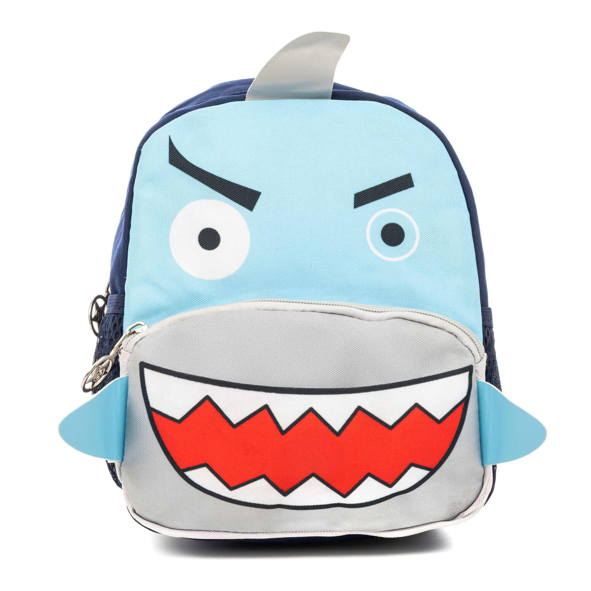 Mochila infantil con diseño de tiburón. Con hombreras acolchadas, transpirables y ajustables.