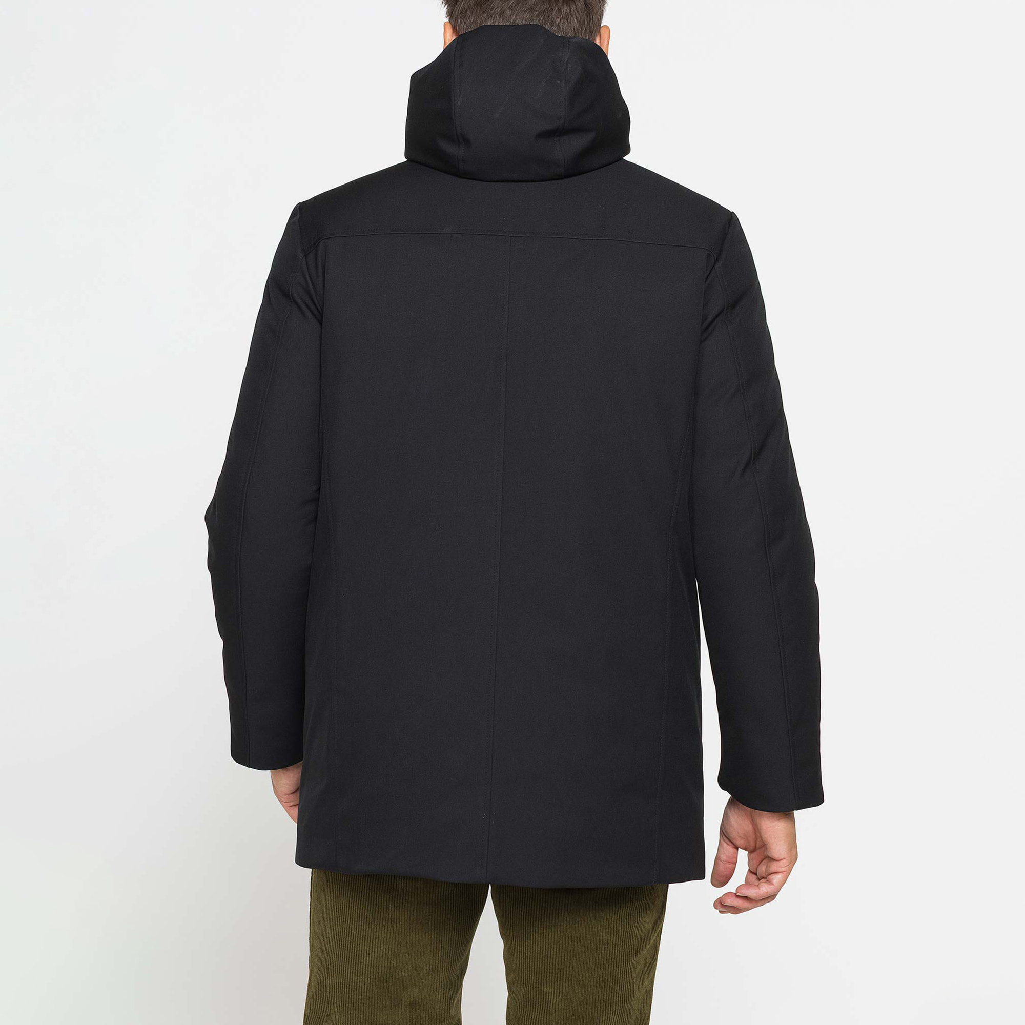 GIUBBINO LUNGO IMBOTTITO CON CAPPUCCIO