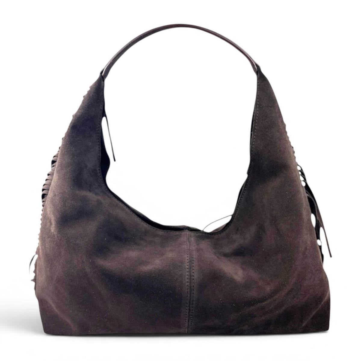 Borsa a Spalla Cheval Firenze Belen Suede Testa di Moro
