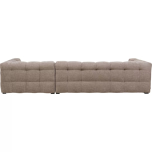 Canapé d'angle Salamanca XL marron droite Kare Design