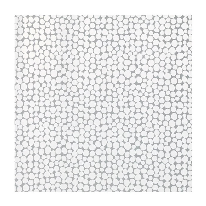 Rideau de douche PEVA GALET 180x200cm Blanc Spirella
