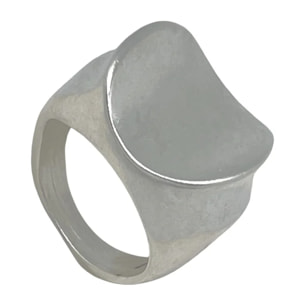 Anillo Mi Curva en plata chapado 10µ