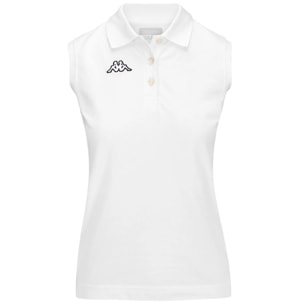 Kappa - Polos Mujer Blanco - Logo Tennis Wws Slim