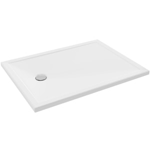 Receveur de douche 120 x 90 Gaspard extra-plat céramique bonde à gauche