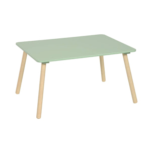 Table rectangulaire enfant bois de pin 4 assises JUDITH