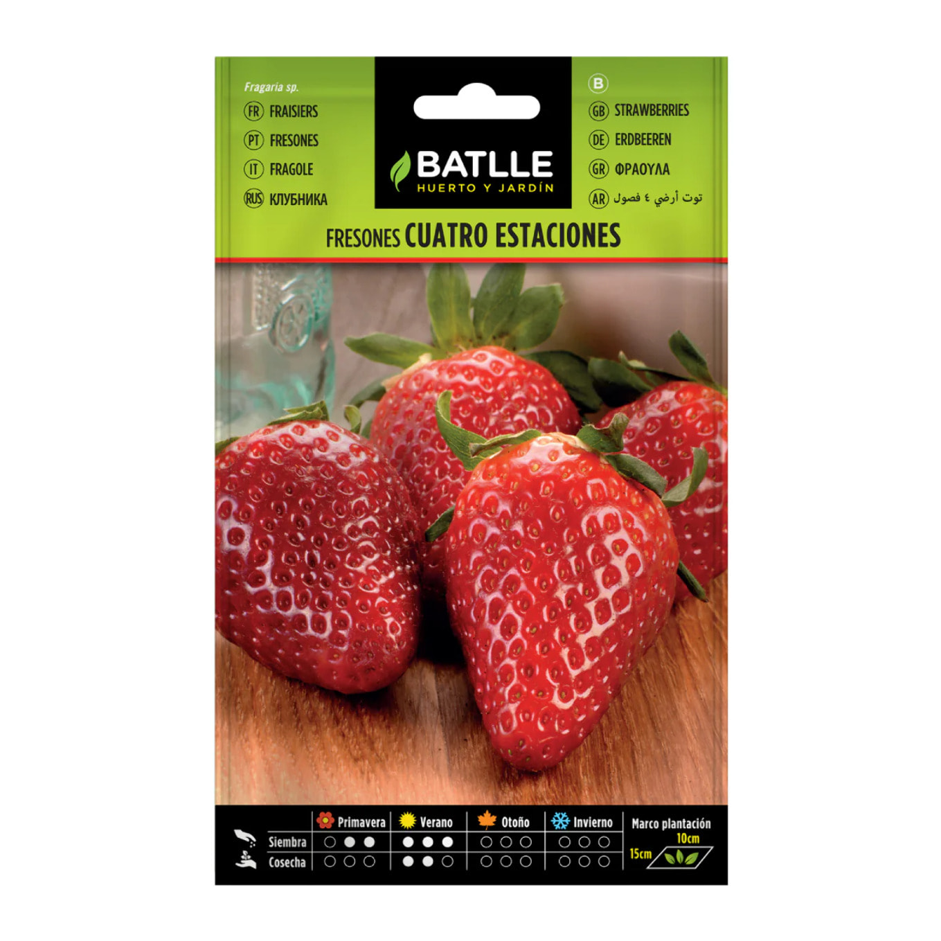 Semillas de Fresones 4 estaciones Batlle