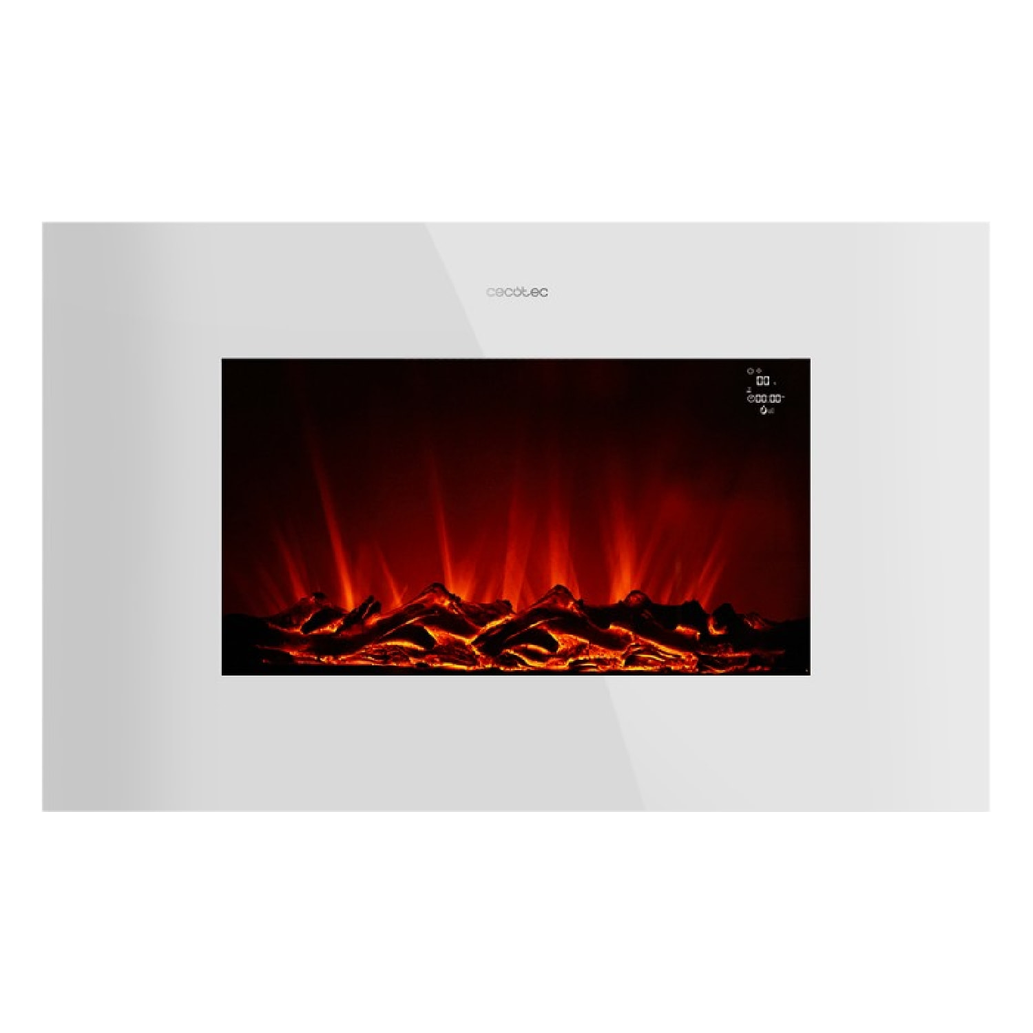 Caminetti elettrici ReadyWarm 3590 Flames Connected White Cecotec