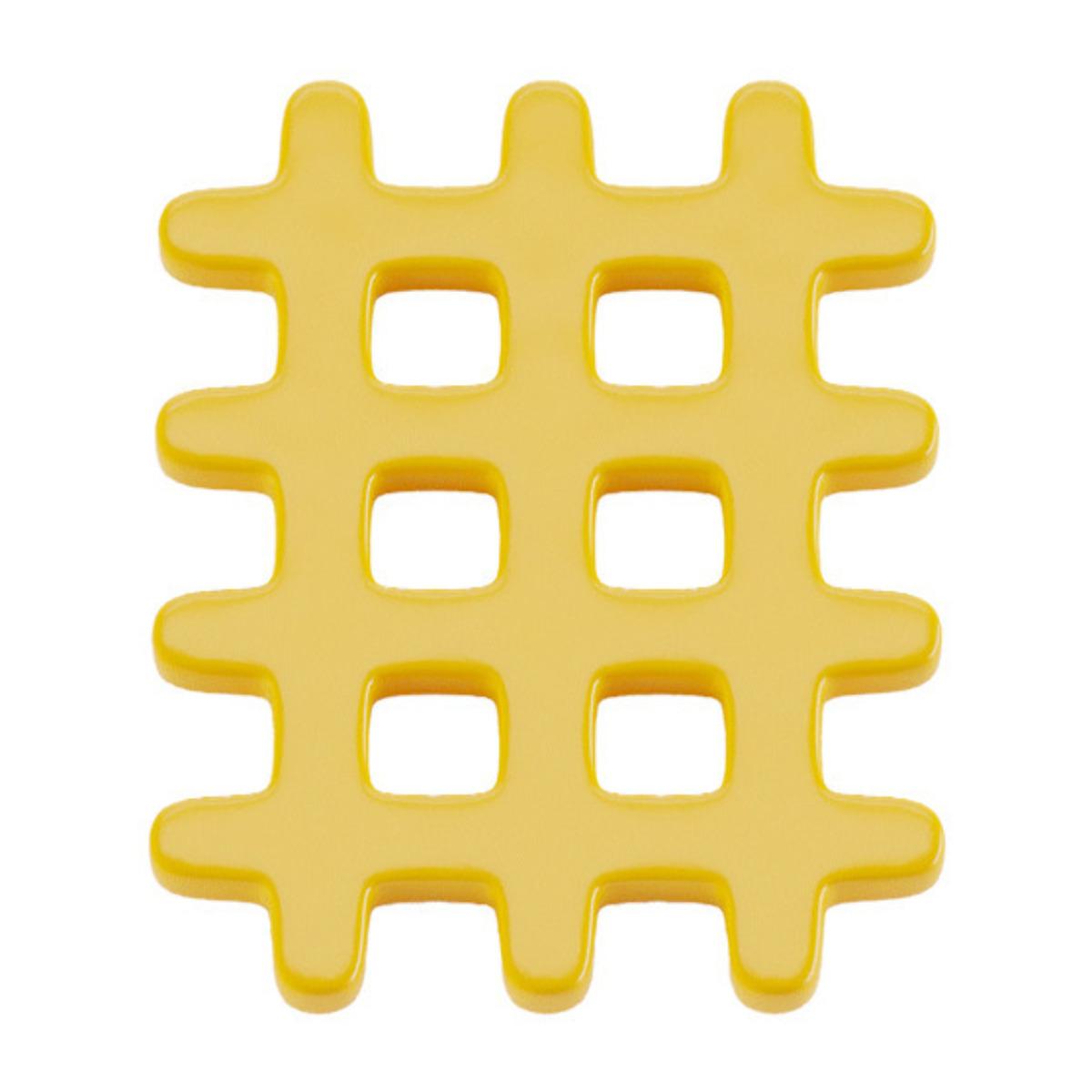 Dessous de plat céramique grid jaune