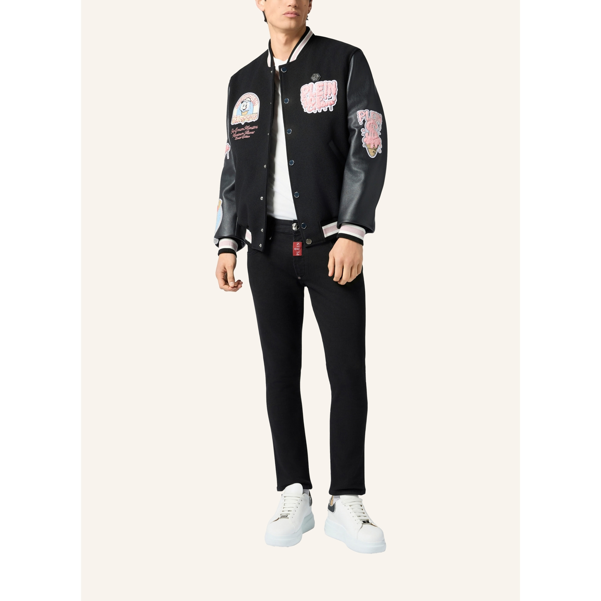 PHILIPP PLEIN College Bomber Ice Cream Monsters