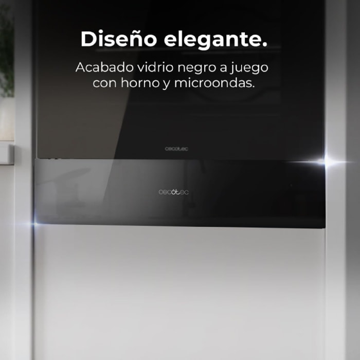 Cecotec Tiroir chauffant Bolero Hexa WD Glass Black