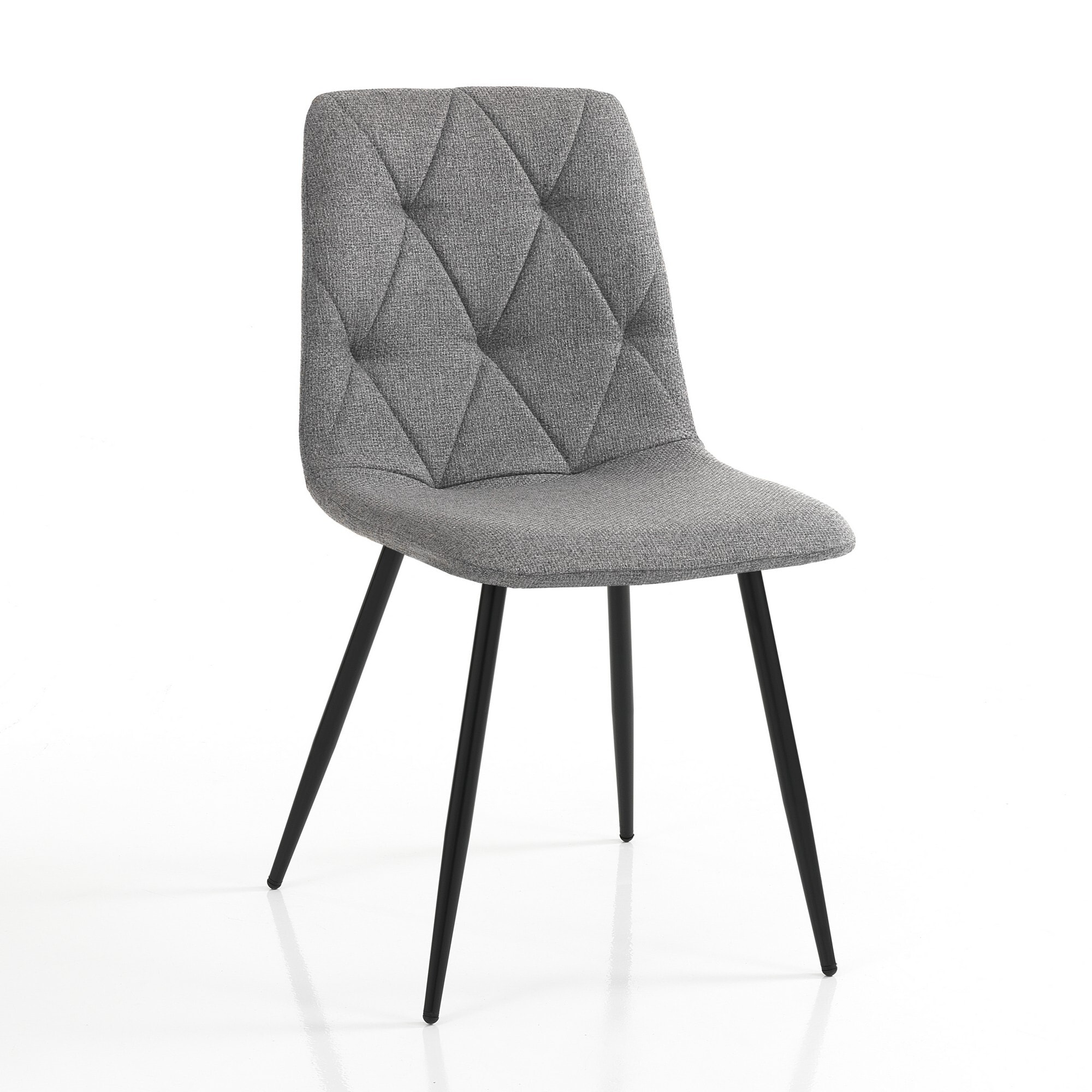 Tomasucci Lot de 4 Chaises MESH GREY