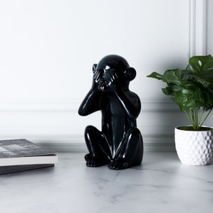 Statue Singe Noir H30cm