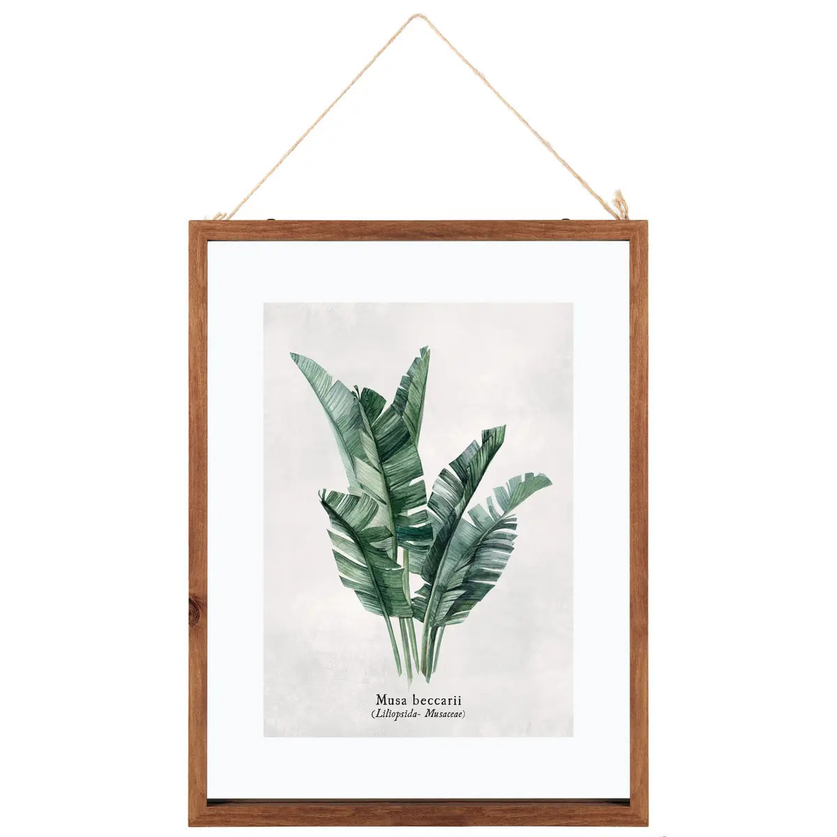 Cadre "Feuilles" en verre 38x48 cm